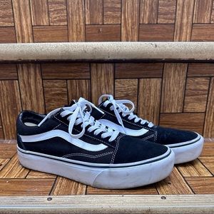 Black Old Skool Platform Sneakers